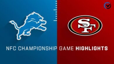 Detroit Lions vs 49ers Match Player Stats