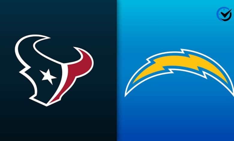 Chargers vs Texans Match Player Stats