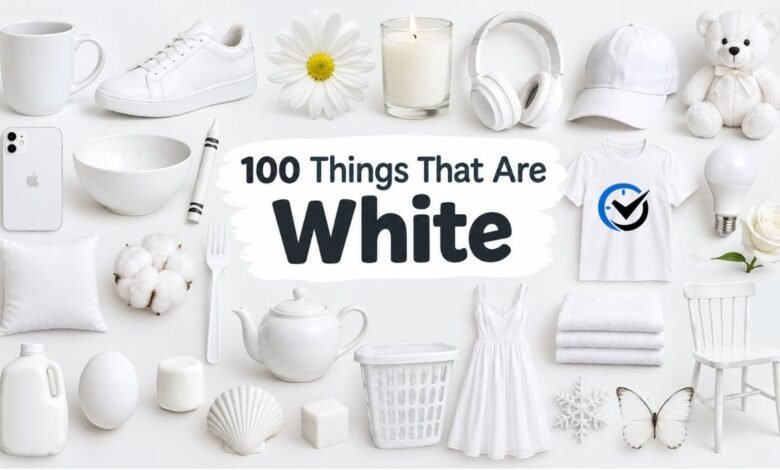 100 Things That Are White