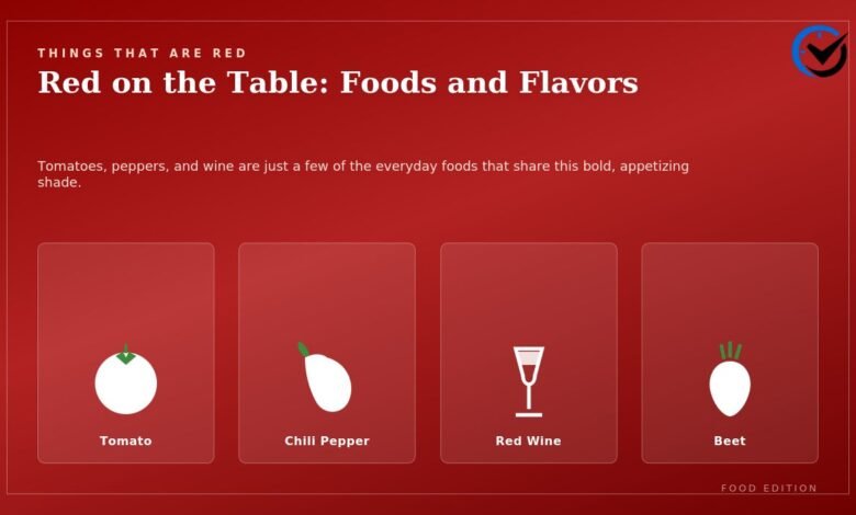 Things That Are Red