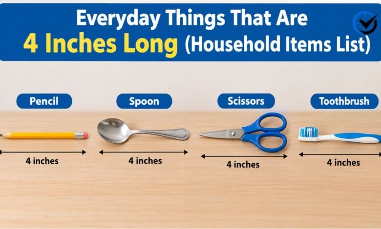 Everyday Things That Are 4 Inches Long