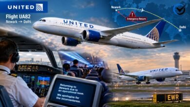 United Airlines Flight UA82 Emergency
