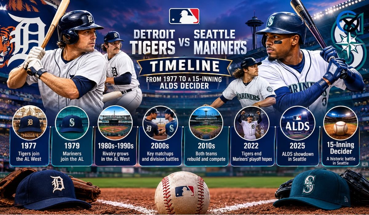 Detroit Tigers vs Seattle Mariners Timeline