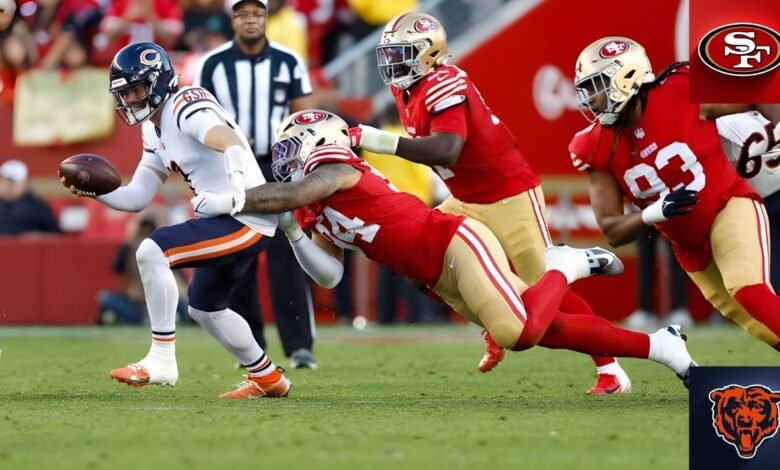 Chicago Bears vs 49ers Player Stats