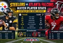 Steelers vs Atlanta Falcons Match Player Stats