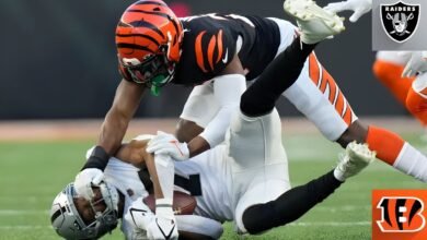 Las Vegas Raiders vs Bengals Match Player Stats