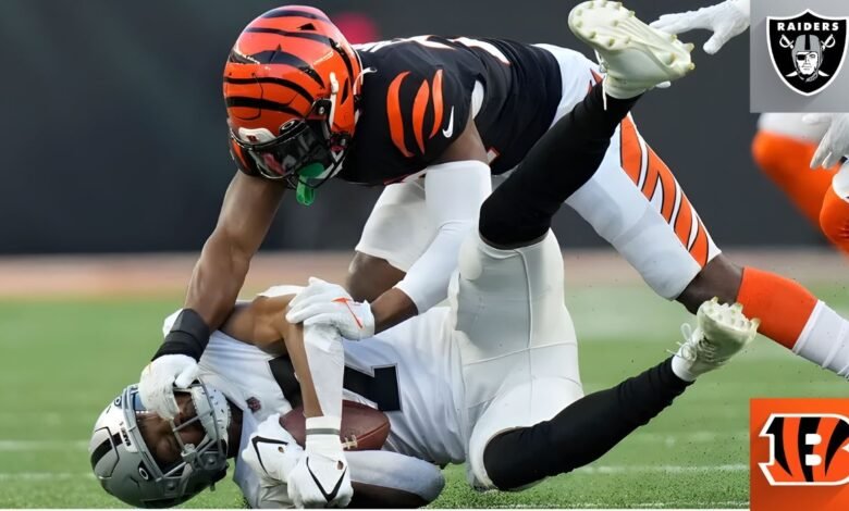 Las Vegas Raiders vs Bengals Match Player Stats