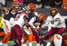 Washington Commanders vs Bengals Match Player Stats