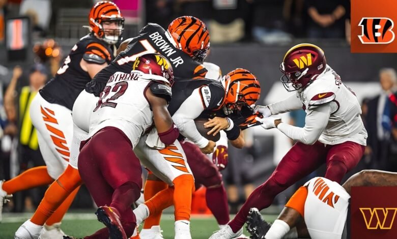Washington Commanders vs Bengals Match Player Stats